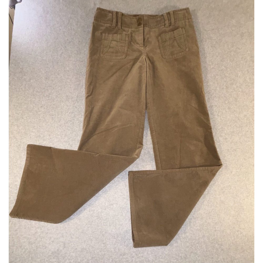 LOFT Corduroy Pants Womens 6 Ann Brown‎ Bootcut Stretch Fall Career